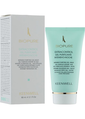 Нічний гель для глибокого очищення шкіри Biopure Intensive Purifying Gel Night 60ml (244657-18228) Keenwell (368662842)