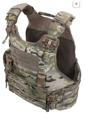 Модернізована плитоноска WAS QRC L MK з балістикою 1 та 2 класу, а також подовженою липучкою фіксації плит Warrior Assault Systems (350668250)