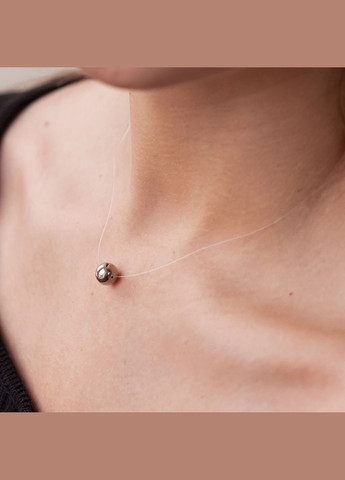 Золотое колье Шарик на леске кол01303 Oniks (306424354)