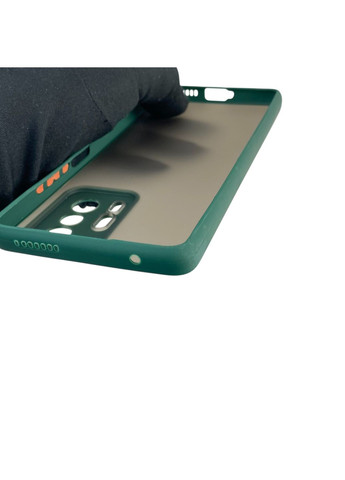 Чохол для телефона 11T з високими бортами із захистом камери на сяомі 11т темно-зелений Xiaomi (366387794)