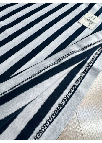 Футболка жіноча CB24-53 в смужку з нашивкою темно синя Pepper&Mint - (338555857)