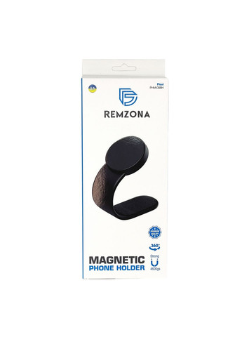 Автомобильный магнитный держатель для телефона Flexi PHM-09BK Remzona (334293912)