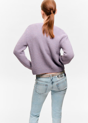 Сиреневый демисезонный кардиган H&M