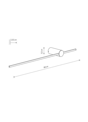 Бра, настенный светильник 11378 Saber LED M 1x11W 3000K 380Lm IP20 Silk Olive (11378) Nowodvorski (318524385)