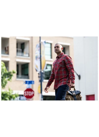 Сорочка тактична Gunner Plaid Long Sleeve Shirt Cobalt Blue Plaid 5.11 Tactical (382233781)