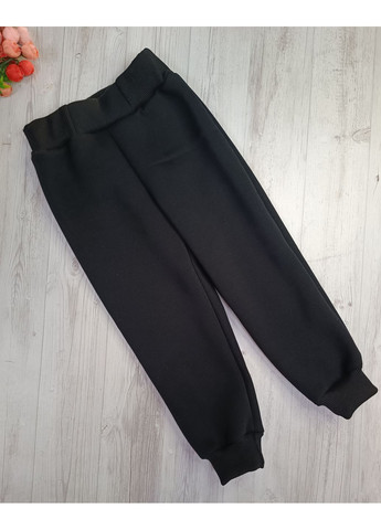 Черные повседневный зимние брюки No Brand