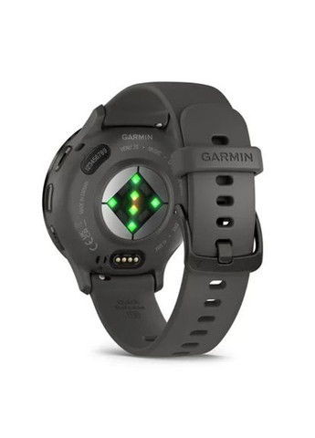 Смартчасы Venu 3S со сланцевым стальным безелем и серым силиконовым ремешком Garmin (314982433)