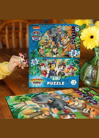 Пазл Paw Patrol Пригоди в Джунглях, 2 в 1 (200572) Dodo (372615932)