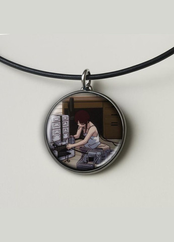 Набір підвіска (кулон) та брелок Аніме Експерименти Лейн #07 (подарунковий набір) No Brand (332633265)