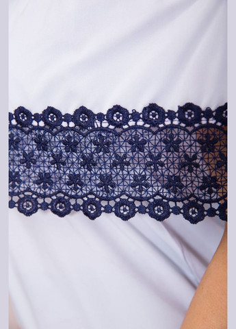 Сіро-голуба шифонова блуза з відкритими плечами, колір сіро-блакитний, Ager