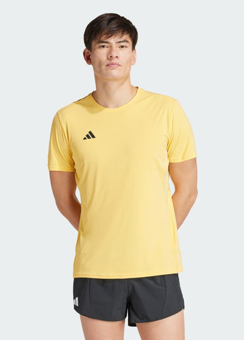 Помаранчева футболка для бігу adizero essentials adidas
