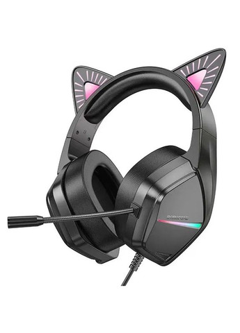 Накладные наушники BO106 Cute cat (USB+3.5mm/2m) Borofone (369668011)
