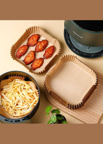 Силіконізовані пергаментні форми 16 см набір 30 шт для аерогрилю та духовки 29354 No Brand (337713443)