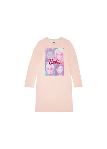 Ночная рубашка хлопковая з принтом для женщины Barbie 369994 Esmara (277923030)