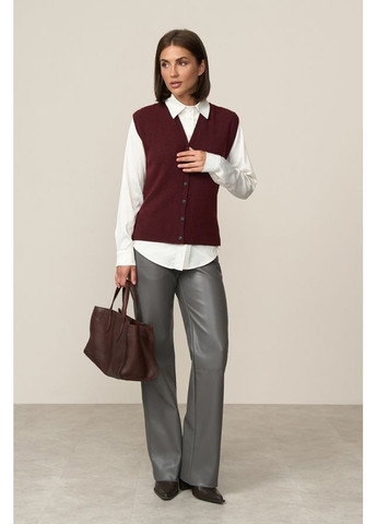 Жилет кашемир 2832 Серый Triko Bakh (368651206)