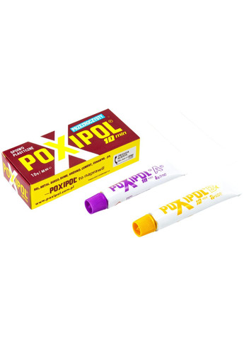 Клей эпоксидный 10мин 16г (Красная упаковка) Poxipol (363969658)