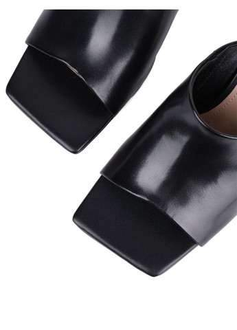 Жіночі Сабо 558L-06-S10 Чорний Шкіра MIRATON (327538650)