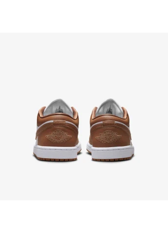 Кроссовки W Air 1 Low Brown/White DC0774-202 Jordan комбинированные всесезоны (387410649)
