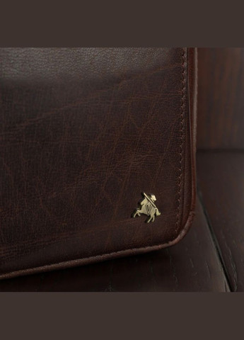 Коричнева шкіряна сумка-чехол панч Alex S45 BRN Visconti (303831155)
