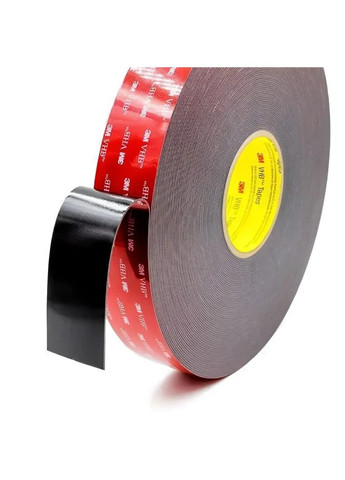 Двостороння клейка стрічка 3M VHB 5952 30 мм довжина 3 метри 1.1мм Чорна 3М (362046023)