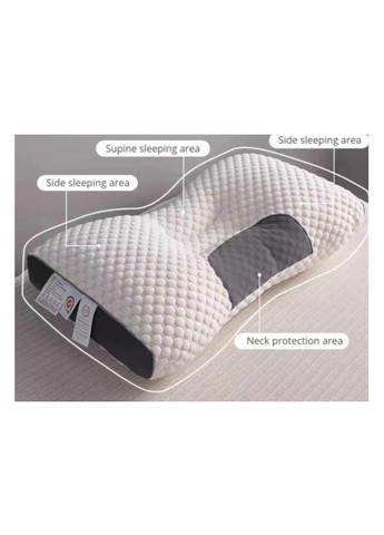 Подушка ортопедична анатомічної форми для комфортного сну 48х74 см No Brand (352742623)