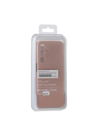 Чохол Liquid Silicone (AA) Full Camera для Samsung Galaxy M35 5G (M356) 19.Pink Sand No Brand Samsung Galaxy M35 5G (M356) (336152354)