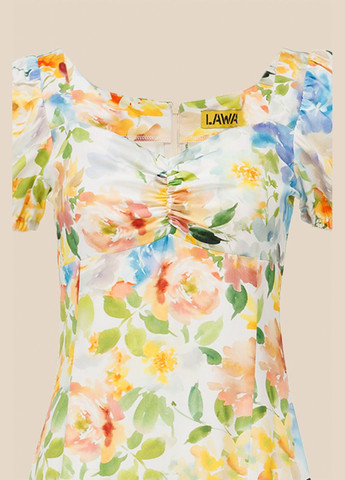 Комбінована повсякденний сукня з візерунком жіноча wtc02318 shop (2000990655608) LAWA