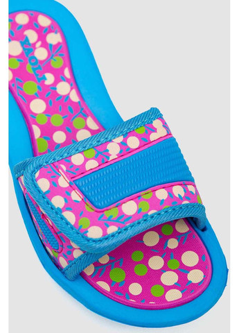 Голубые шлепанцы для девочки Ager