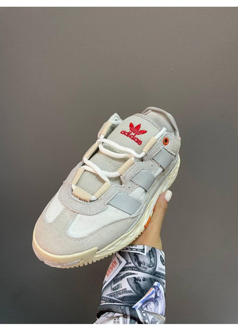 КРОССОВКИ ЖЕНСКИЕ ADIDAS NITEBALL BEIGE ORANGE АДИДАС НАЙТБОЛ No Brand бежевые демисезоны (368887589)