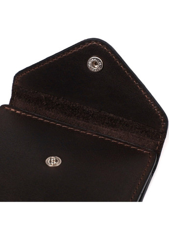 Чоловічий гаманець із глянсової натуральної шкіри 16814 Коричневий Grande Pelle (292849787)