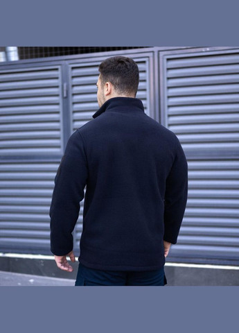 Тактическая мужская флисовая кофта синяя No Brand (346085201)