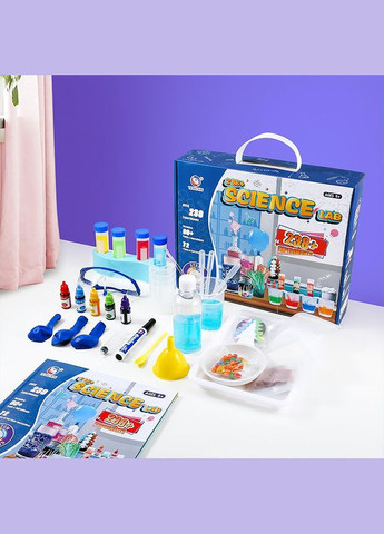 Научный игровой набор Science Lab TXX-028 лаборатория химических экспериментов детский 25шт Lesko (352013035)