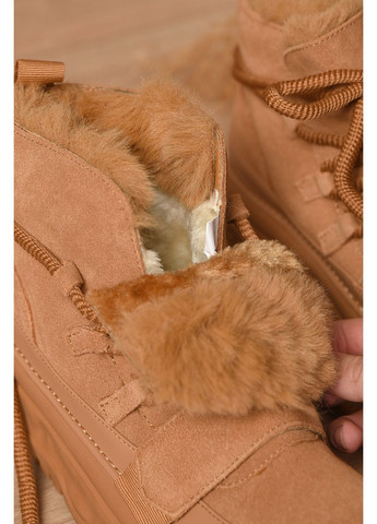 Угги женские на меху песочного цвета Let's Shop (365726802)