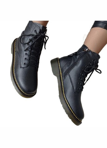 Жіночі чорні черевики шкіра Seven (304290193)