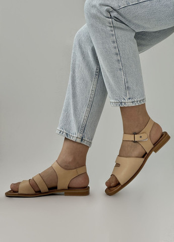 Рыжие босоножки женские кожаные Sherlock Soon