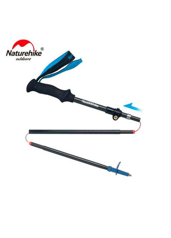 Треккинговая палка ST07 NH18D010-Z 115-135 см 1 шт Голубая (6927595748510) Naturehike (322208136)