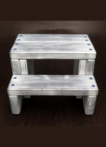 Скамейка-ступенька из дерева Гудзон шебби (ССТ-000321) No Brand (327847122)