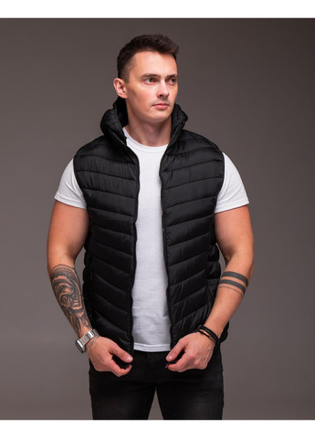Жилет мужской утепленный съемный капюшон No Brand (362234406)