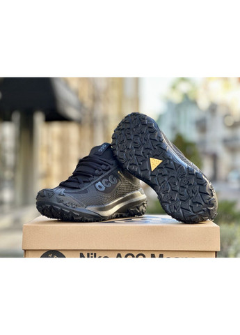 Чорні Осінні кросівки чоловічі nike acg mountain fly gore-tex black найк асж маунс флай No Brand