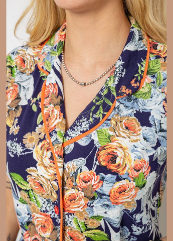 Синя всесезон піжама жіноча Fashion