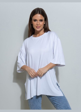 Футболка 14495 белая ISSA PLUS - (301037317)