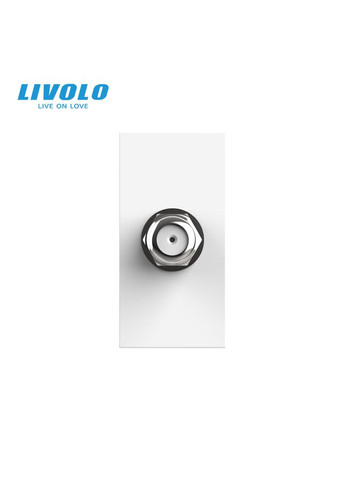 Механизм розетка спутниковая SAT (VL-FCSL-1WP) Livolo (370970515)