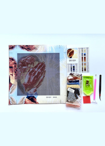 Набір алмазної мозаїки 20х20 Ікона Молитва DD1201 ColorArt (299772550)