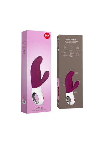 Вібратор кролик MISS BI слівовий Fun Factory (317255958)