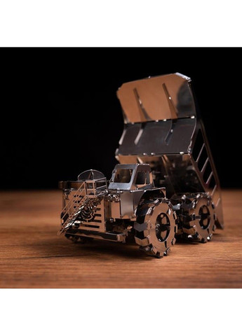 Колекційна модель-конструктор Quarry Transporter Кар'єрний самоскид механічний (MT014) Metal Time (331298709)