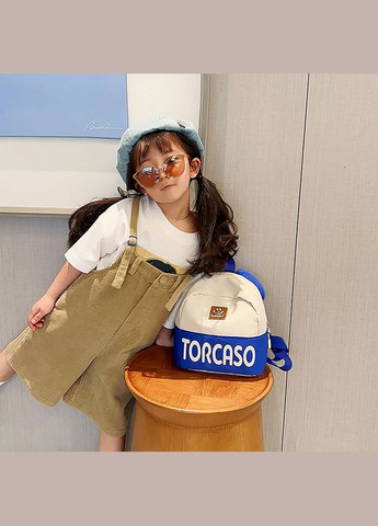 Детский рюкзак TD-620 на одно отделение с ремешком и ушками Blue Lesko (317203280)