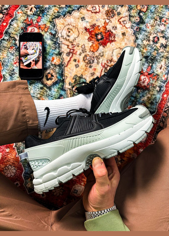 Белые демисезонные кроссовки мужские и женские nike vomero roam white black | найк вомеро роам белые No Brand