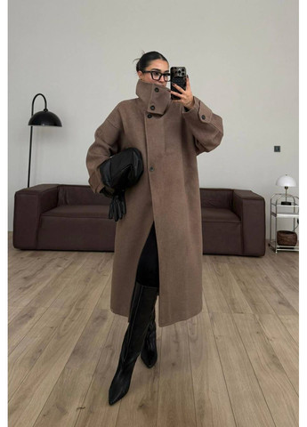Коричневе демісезонне ПАЛЬТО ЗИМОВЕ | УНІВЕРСАЛЬНА МОДЕЛЬ | ЗАМІР В ОПИСІ DK/DL Мода без кордонів