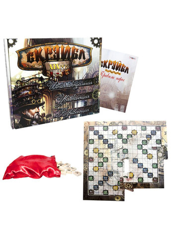 Настільна гра "Скрейбл" 635ST ігрове поле, 120 фішок з літерами Strateg (301791447)