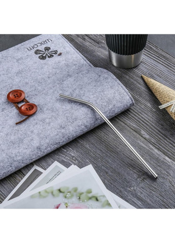 Набор металлических многоразовых трубочек для напитков с ёршиком для чистки China (366874597)